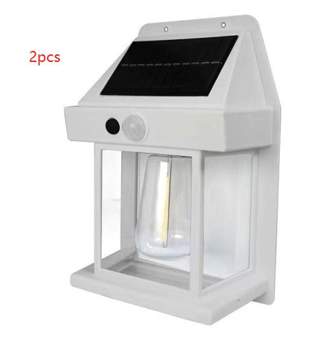 Outdoor Solar  Waterproof Tungsten Induction Garden Wall Lamp