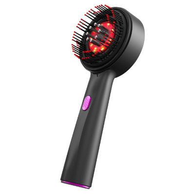 Electric Massage Comb Home Scalp Drain Comb Red Light Anti-slip Hair Care Multi-functional Massage Comb