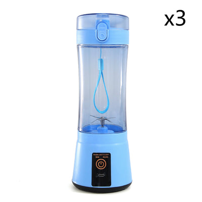 Portable Electric Fruit Juicer Wireless USB Rechargeable Mini Mixer Multifunction Summer Smoothie Blender Machine Kitchen Supplies